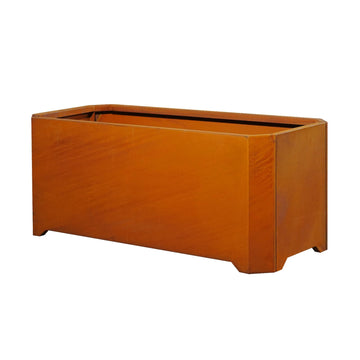 Corten Steel Planter Box 36"L x 15"W x 15"H Outdoor Rectangular Planters