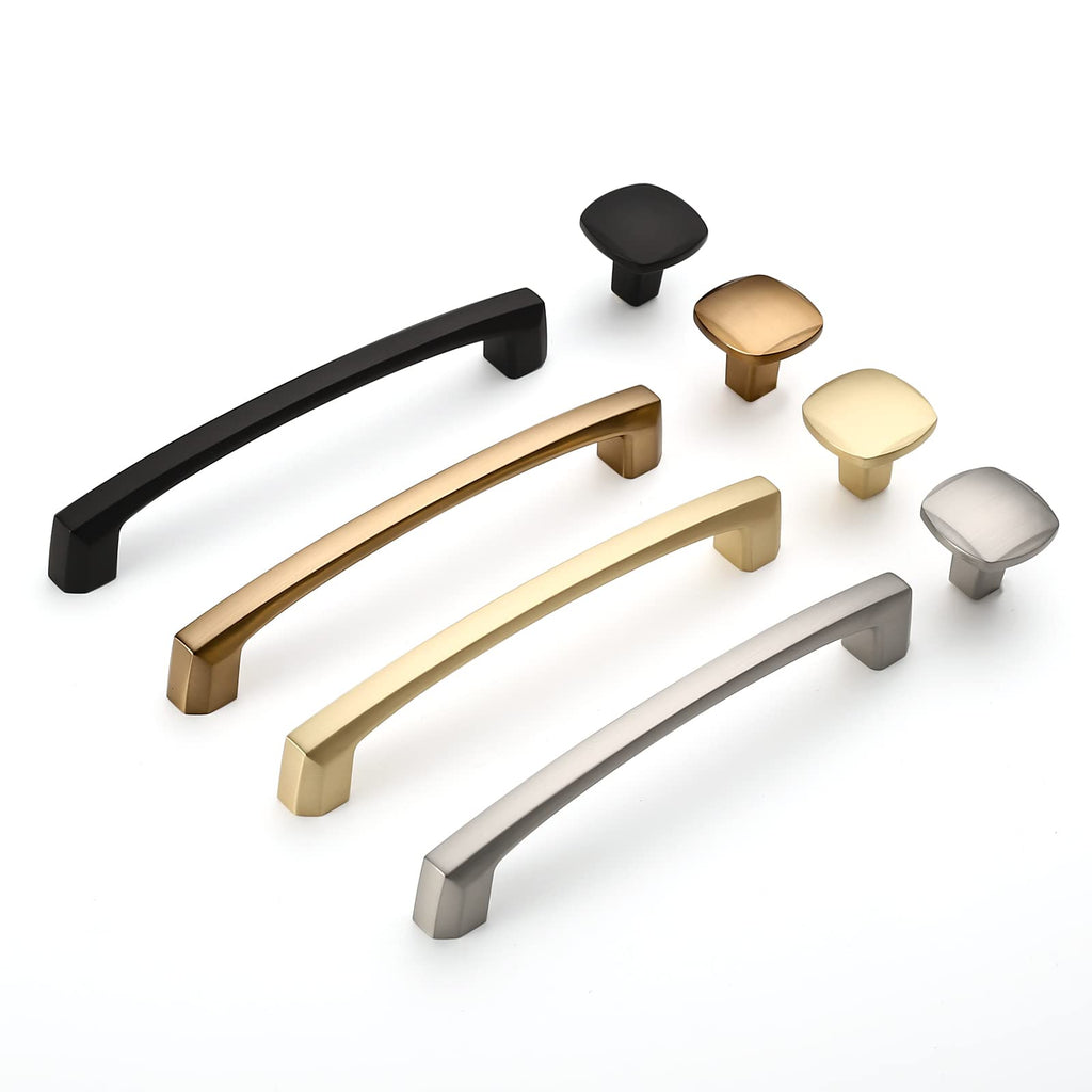 10 Pack 7 Inch Matte Black Cabinet Pulls Kitchen Cabinet Handles Kitchen Handles for Cabinets Cupboard Handles Black