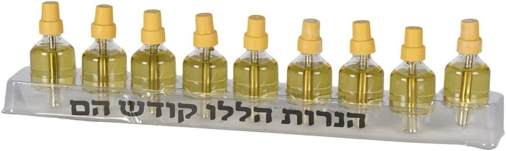 On The Go Travel Set - 9 Pre-Filled Glass Cups Included - 100% Pure Olive Oil with 100% Cotton Wicks- Burns Approx. 2