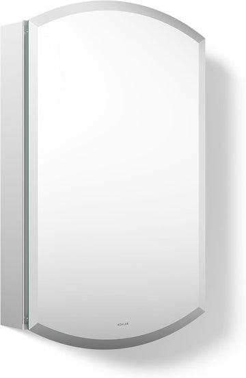 Archer 20" W 31" H Single-Door Bathroom Medicine Cabinet w Mirror | 3073-NA, Recessed or Surface Mount Bathroom Wall