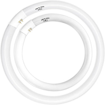 40 Watt and FC12T9 32W Set 6500K, 16 inch T9 40W Circline Light Bulbs, 12 inch 32W Circular Fluorescent Round