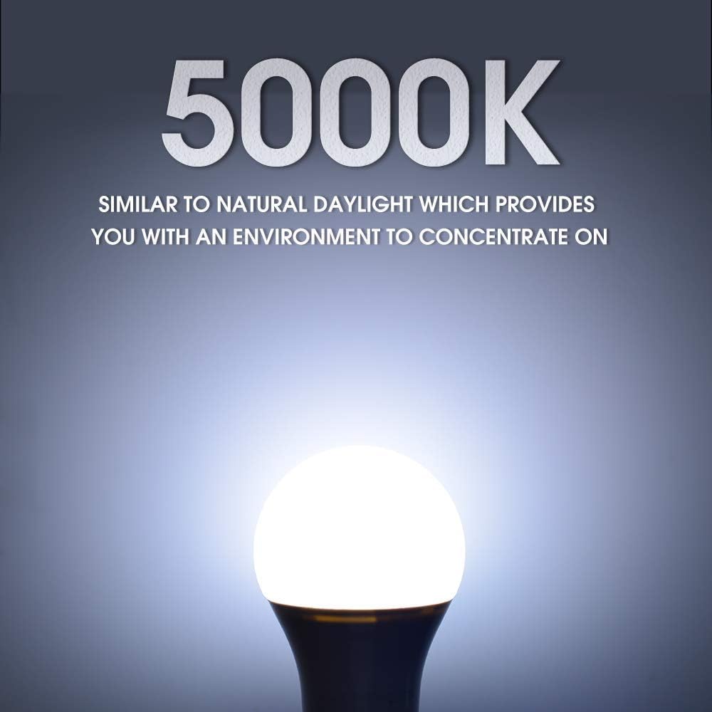 150 Watt LED Light Bulb, Super Bright A21 Daylight 5000K, Non-Dimmable, 2300lm, High Lumen Light Bulbs, UL Listed