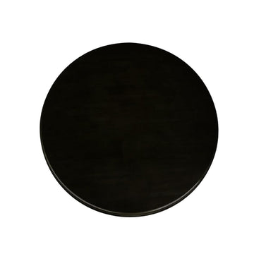Large Lazy Susan Turntable for Dining Wooden Round Tray Black 35.4in