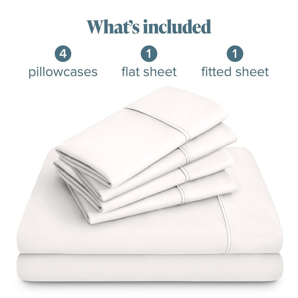 Hotel Luxury Sheet Set, Extra Soft - 6 Piece Set - Deep Pockets - Easy Fit - Cooling & Breathable - Wrinkle, Fade