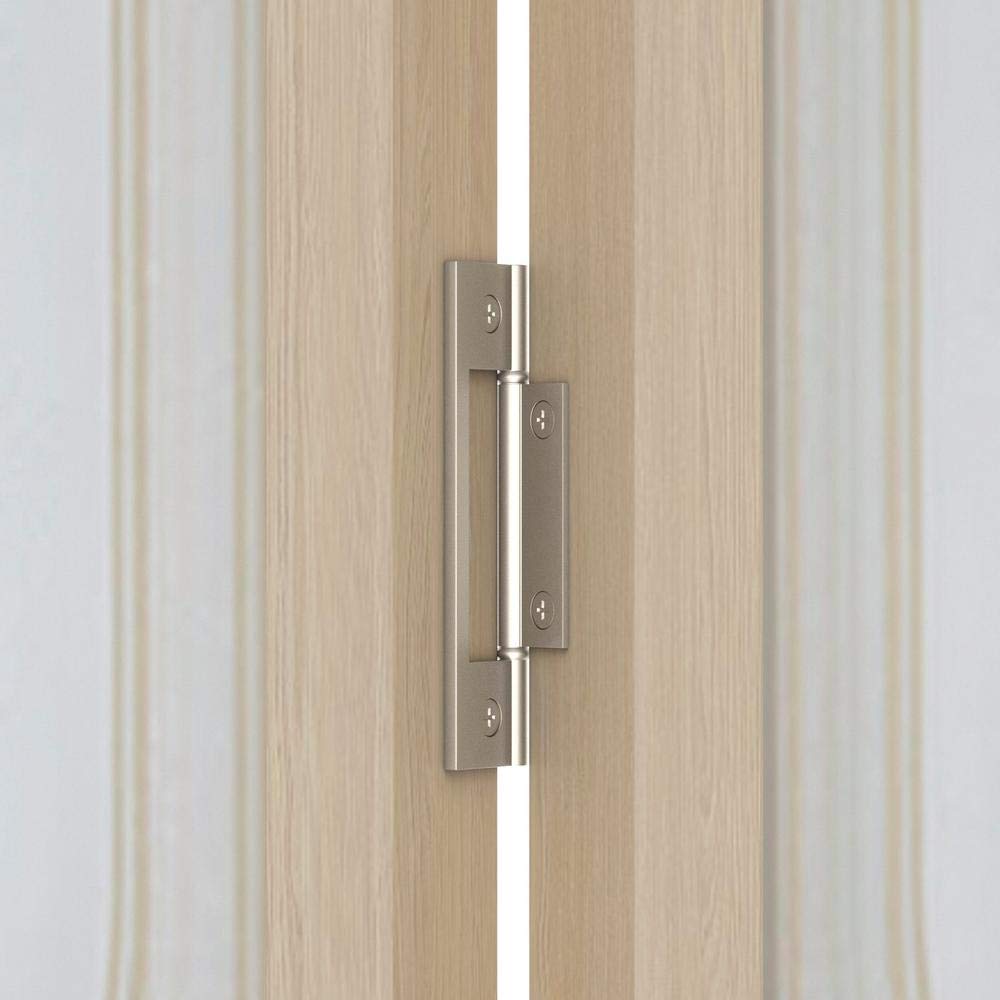Mission Glass Bifold Interior Solid Wood Door, 36" x 80", Unfinished Pine