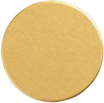 Round Luster Felt-Backed Coasters in Gold - 8 Per Box - Set of 8