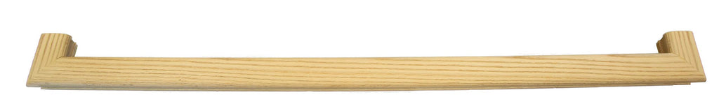 Solid Red Oak Handrail Kit with Wall Returns and Wall Mount Brackets (Matching Screws Included). 6010 Profile