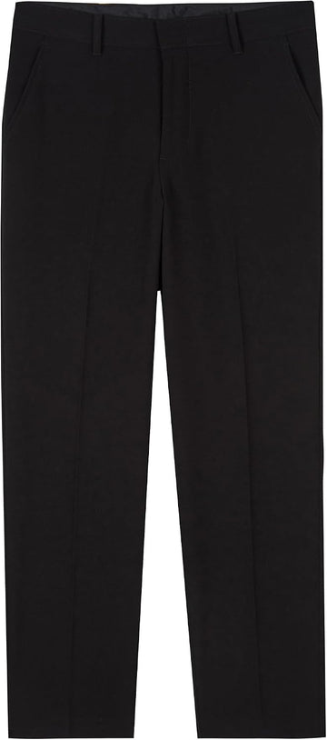 Boys Flex Stretch Flat Front Dress Pants