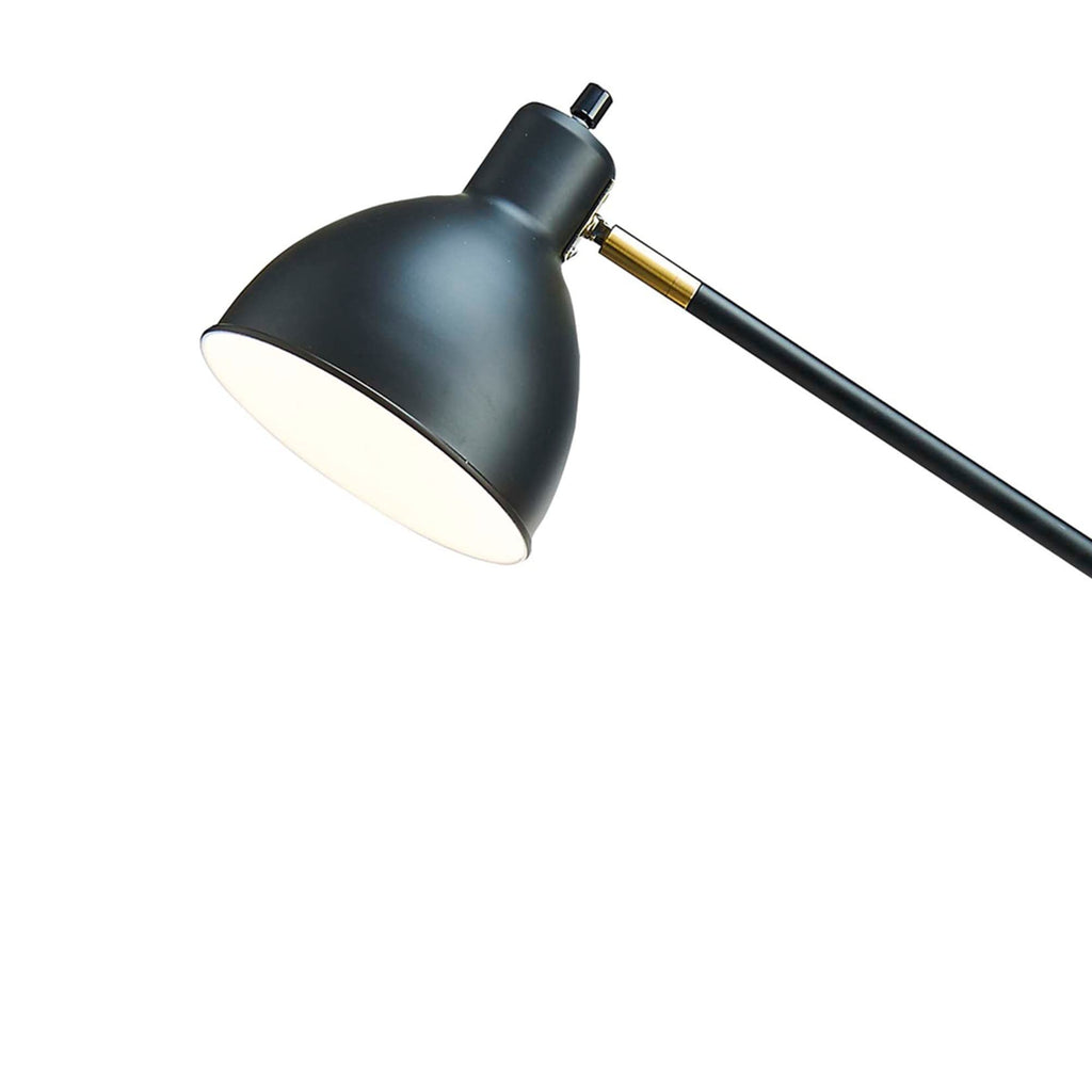 Modern Adjustable Floor Lamp, Standing Lamp, Living Room Light, LED Bulb NOT Included, 54.5", Black