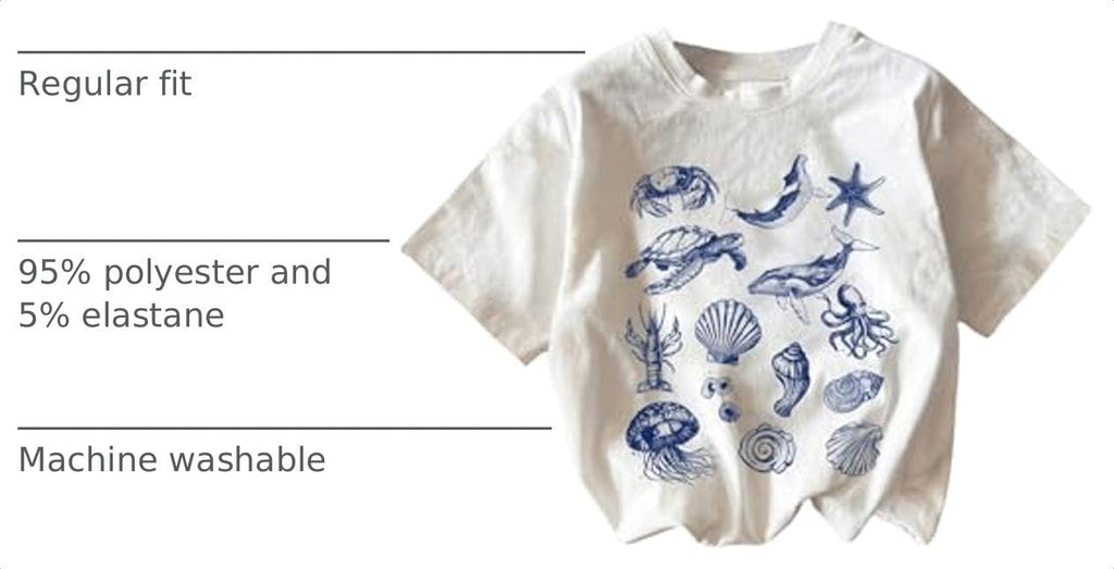 Girl's Cute Graphic T Shirts Short Sleeve Crewneck Tees Summer Trendy Preppy Tops Clothes