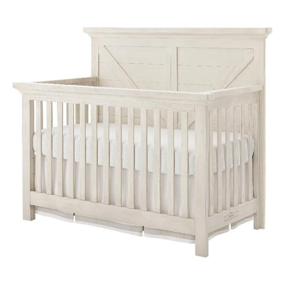 4 in 1 Convertible Crib, Brushed White