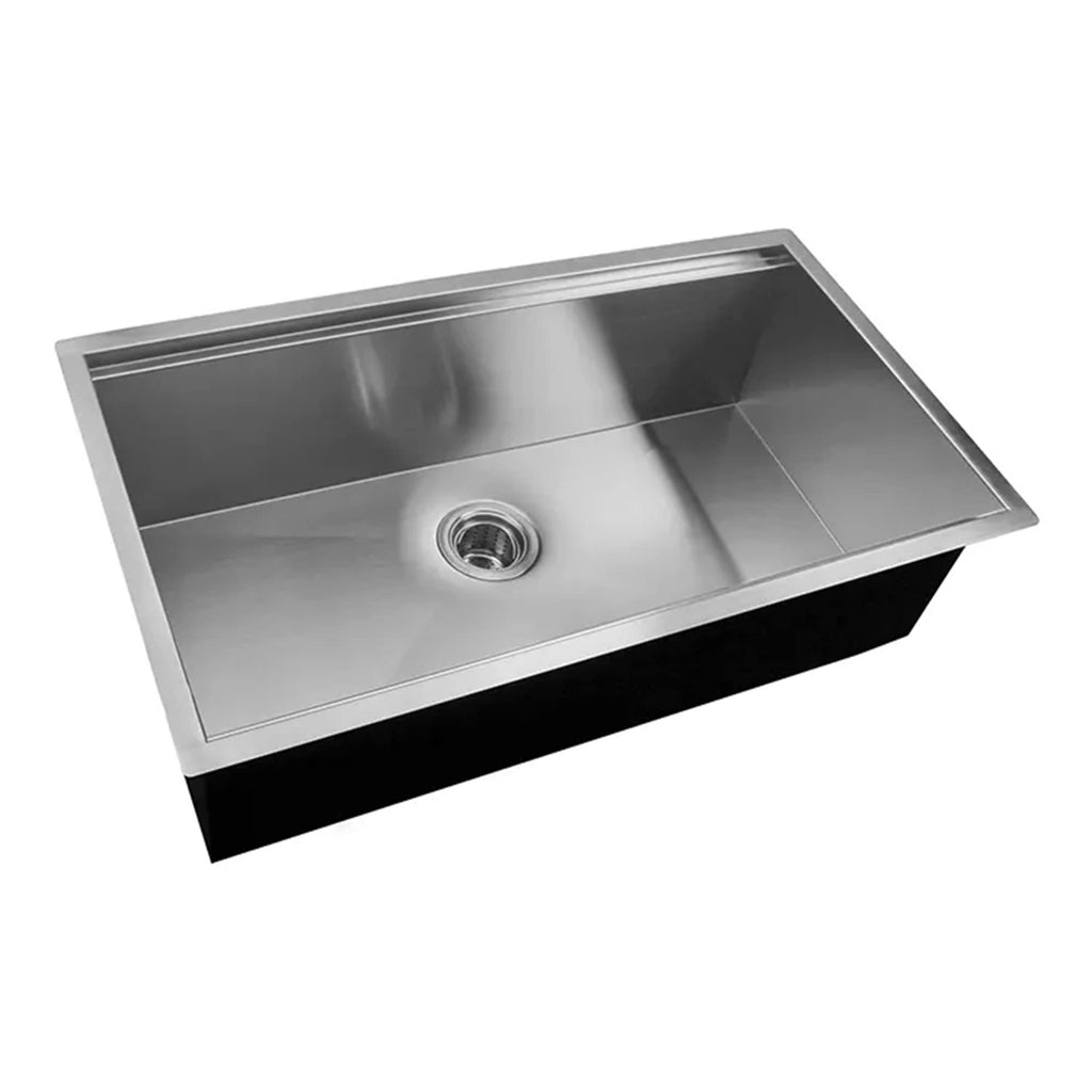 30 inch Undermount Workstation Sink, Stainless Steel Undermount Kitchen Sink 18 Gauge, Handmade Modern Single Bowl