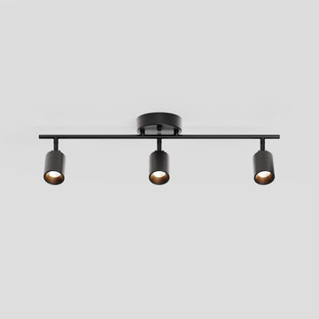 Shura Bronze 3-Light Track Light with Rotatable Heads, Integrated LED Bulbs, 2 ft. Track Lighting Kit, 3000k, 1470