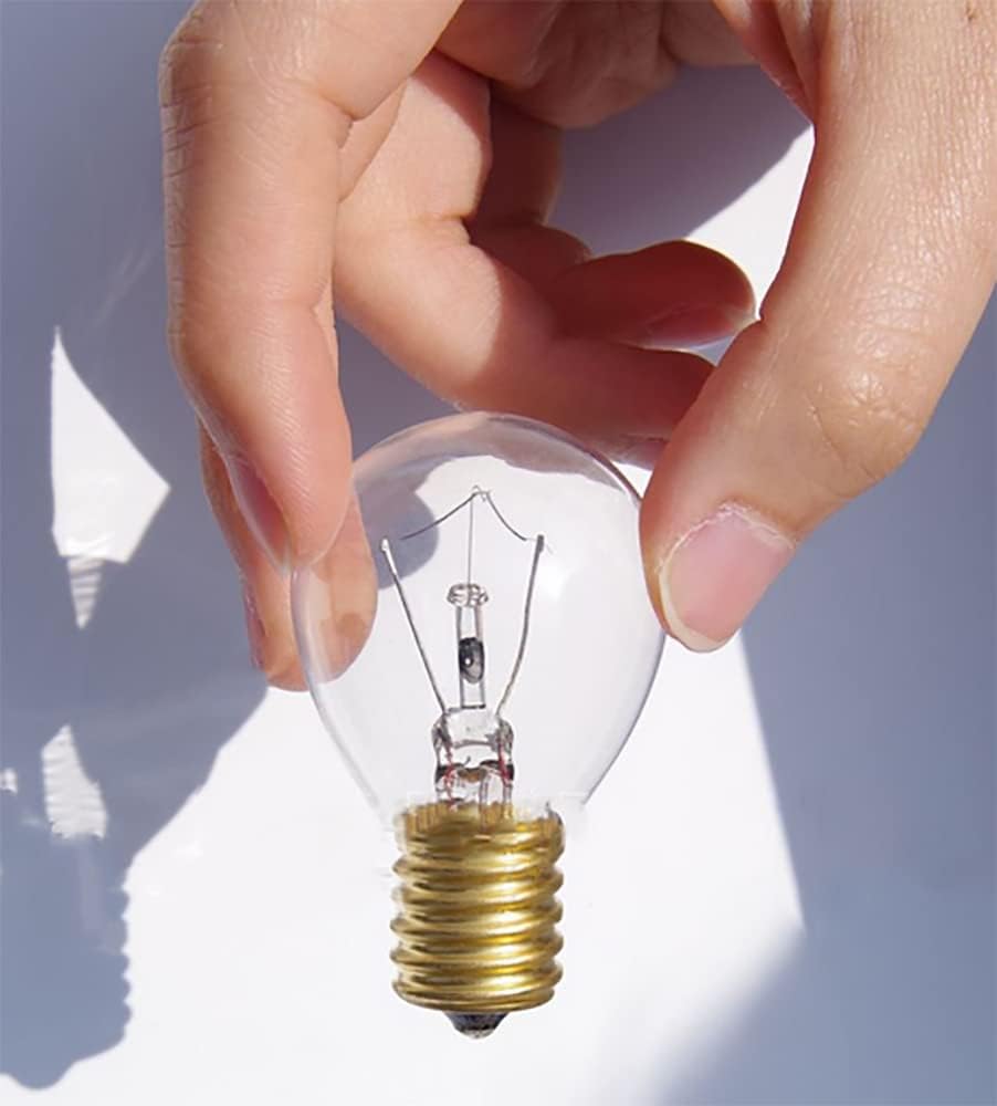 E17 25W Lava Lamp S11 Globe Light Bulb G40 Incandescent Bulb S11 Refrigerator Freezer Bulb for Lava Lamps Glitter