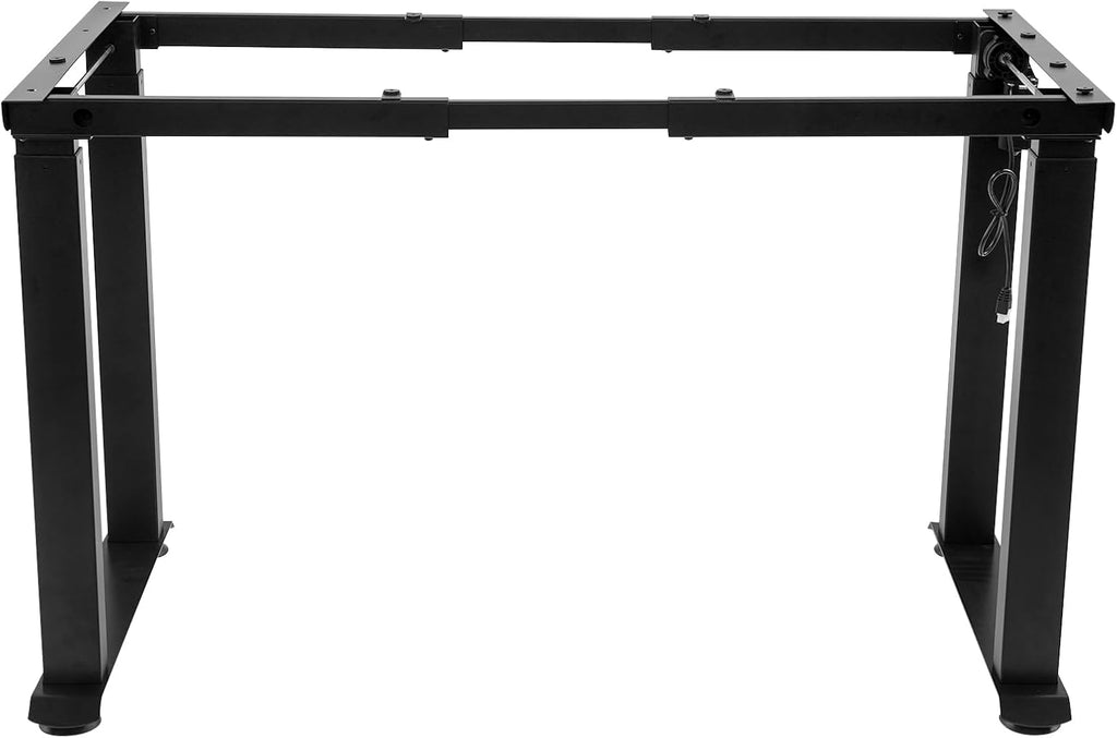 4-Leg Standing Desk Frame with Dual Motor, Electric Adjustable Legs for Max 63'' x 22.83'' Desktop, Heavy Duty 220