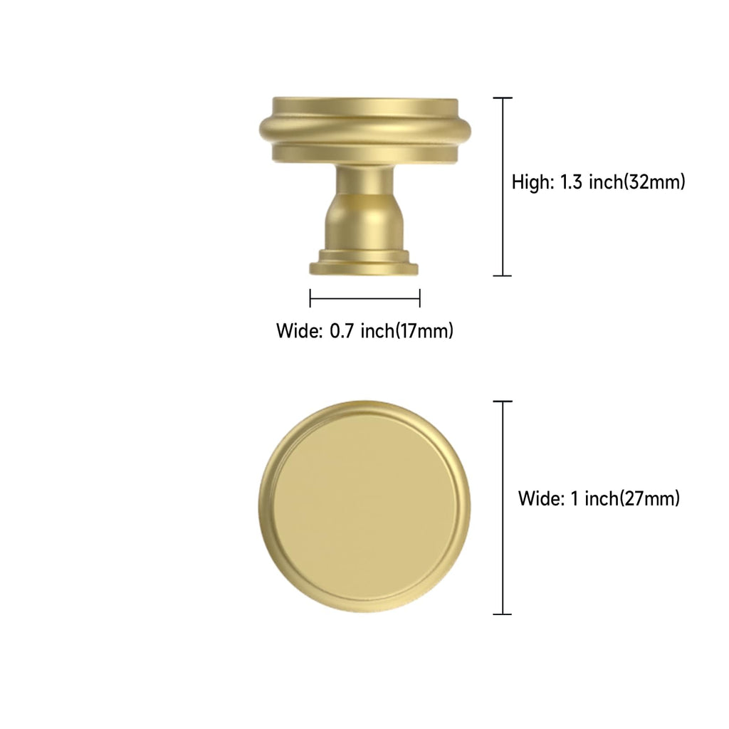 2 Pack Brushed Gold Cabinet Pulls Heavy-Duty Solid Kitchen Cabinet Handles Gold Dresser Drawer Hardware s Cabinets