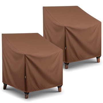 Waterproof, Heavy Duty Outdoor Lounge Chair Covers, Patio Furniture Covers for Lawn Garden Swivel Rocking Chairs
