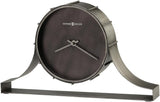 Howard Miller Seeley Mantel Clock - Antique Tabletop Clock with Quartz Movement, Bent Iron Frame, Industrial Style