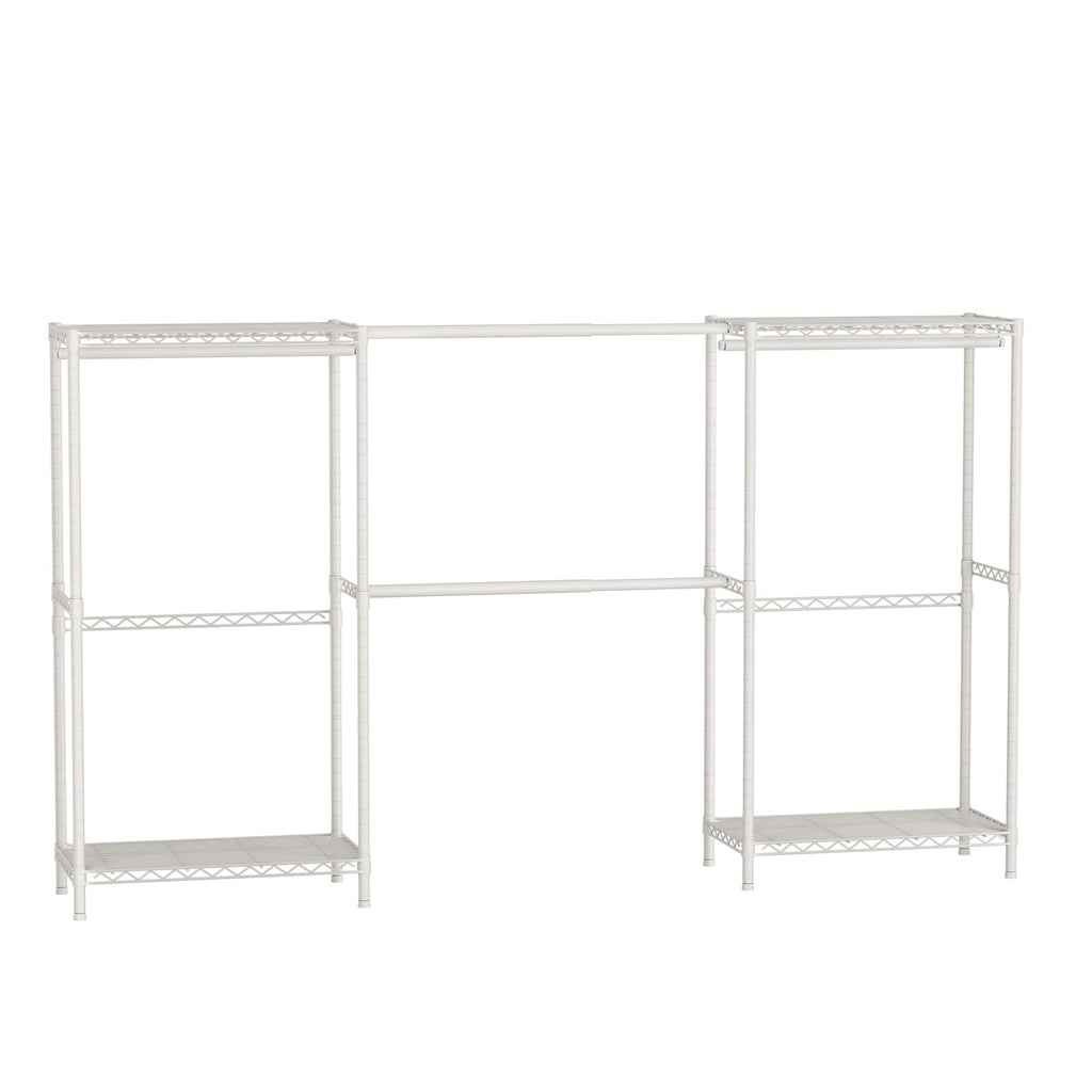 Heavy Duty Portable Closet Clothes Racks Wardrobe with Shelf