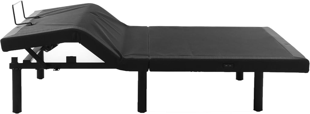 Patz Metal Black 2 Motor King Adjustable Bed & USB Outlet & 3 Pre-sets