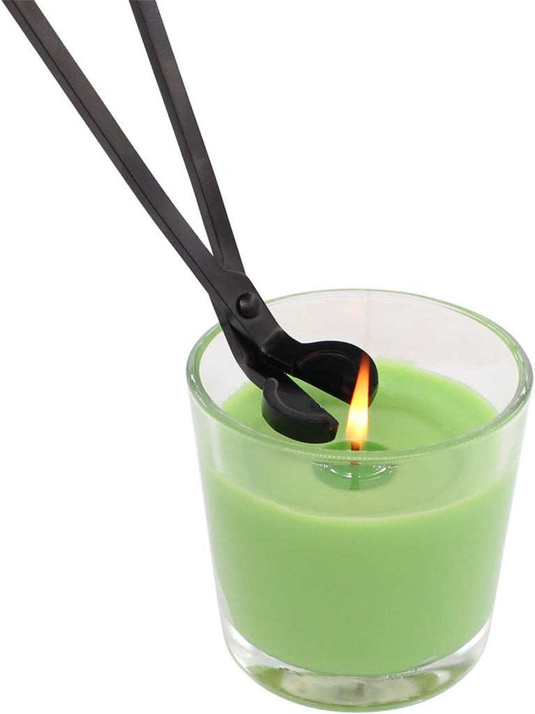 Stainless Steel Black Candle Snuffer Wick Trimmer Cut - Set of 3