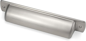 10 Pack 3.75 Inch(96mm) Brushed Satin Nickel Cabinet Handles Kitchen Cabinet Cup Pulls Cabinet Door Handles Kitchen
