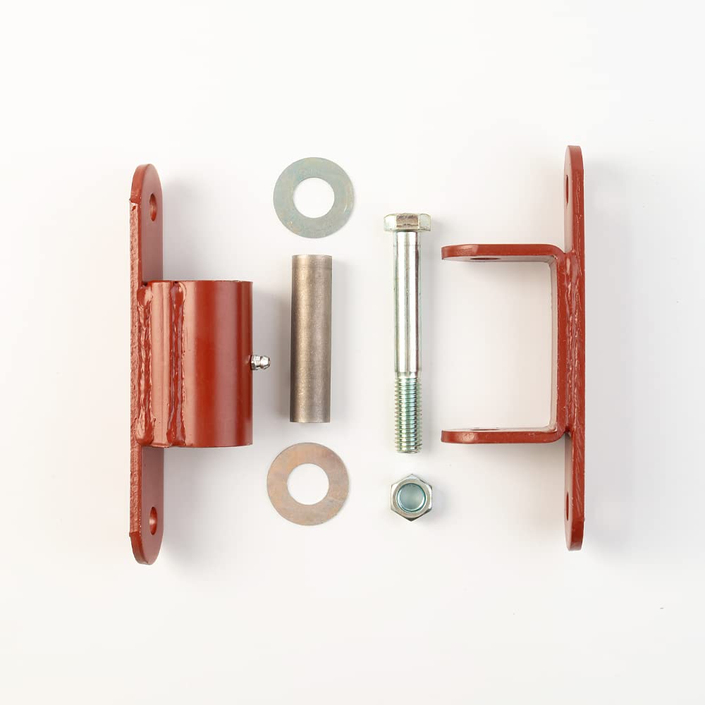 Heavy Duty 7" Bolt onto The Gate Bolt onto The Post Gate Hinges with Needle Roller Bearing for Driveway Vehicular