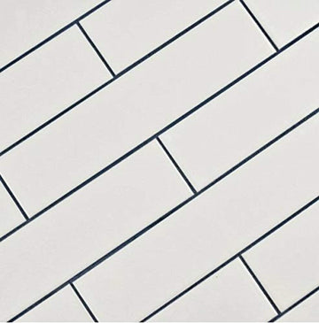 White Subway Tile Gloss Finish 2" X 8" Wall Tile, Backsplash Tile, Bathroom Tile, Designed in Italy (1)