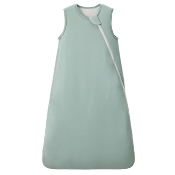 Super Soft 1.0 TOG Rayon Made from Bamboo Sleep Sack, All Season Breathable Comfy Baby Wearable Blankets, Green, M