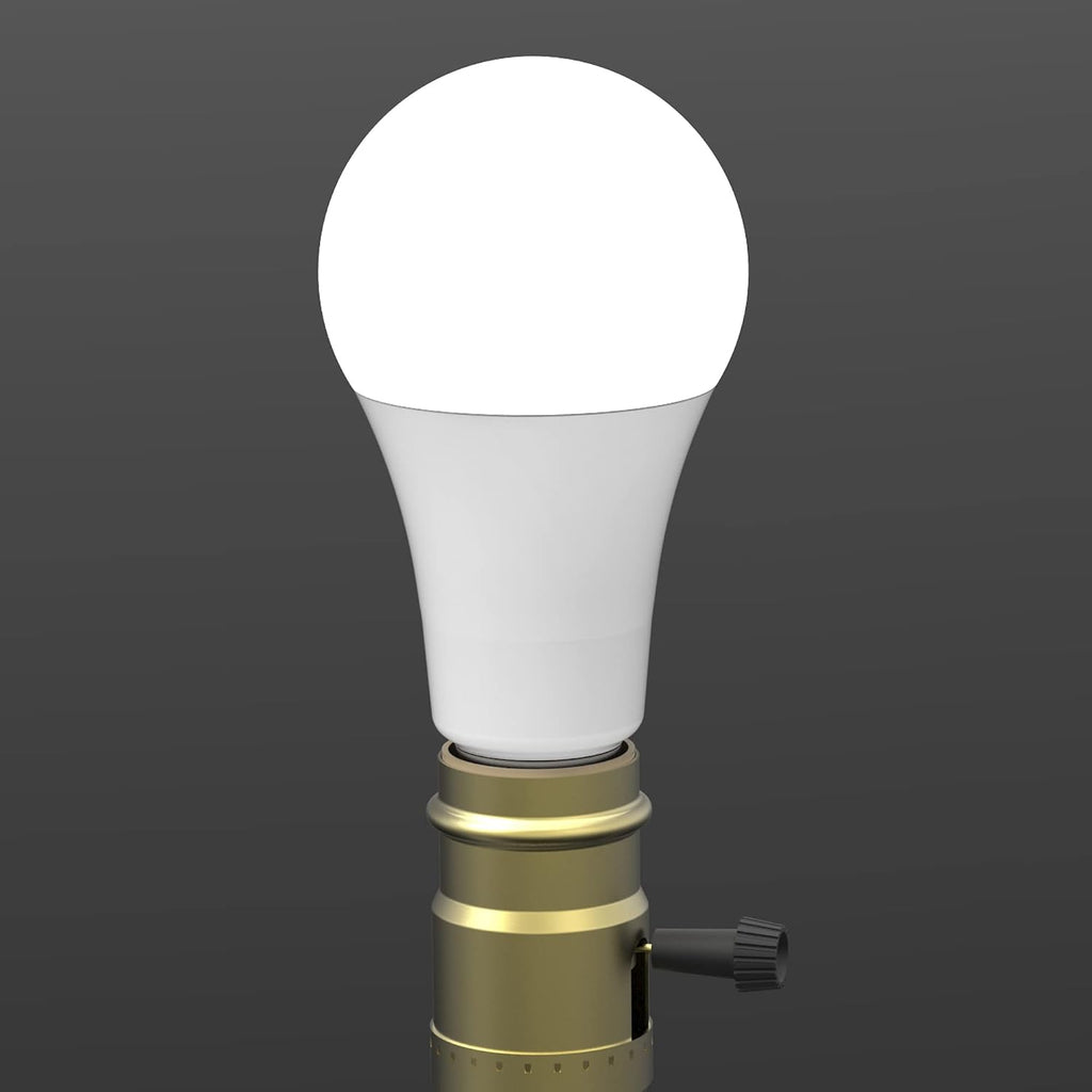 Warm White 3-Way LED Light Bulbs A21, 50-100-150W Equivalent, Low-Medium-High Setting, 3000K (Pack of 4)