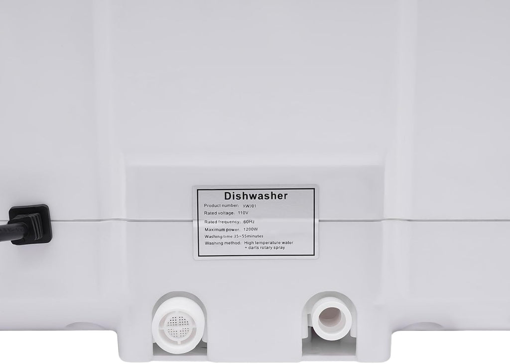 Countertop Dishwasher for 6 Sets, Mini Dishwasher with 5L Water Tank Fits Small Kitchens, Apartments, RVs