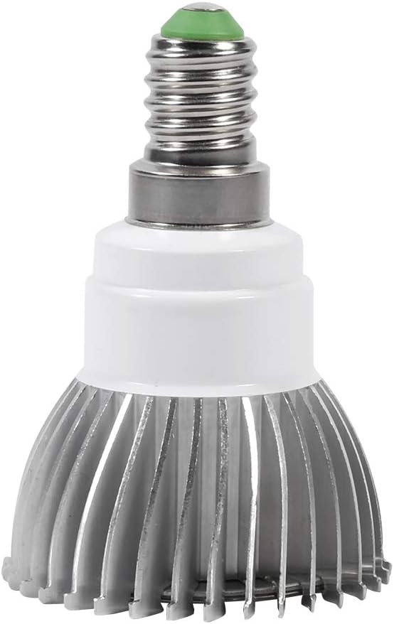 28W Full Spectrum LED Grow Light Bulbs for Plants 120 Wide Beam Angle E14/GU10 Base for Hydroponics Bonsai Garden