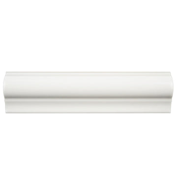 Antigua Moldura Blanco 2" x 8" Ceramic Chair Rail Wall Trim
