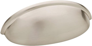 10 Pack Brushed Nickel Cabinet Handles 3 inch (76mm) Kitchen Cabinet Handles and Drawer Pulls for Cupboards and Dressers | Cup Pull