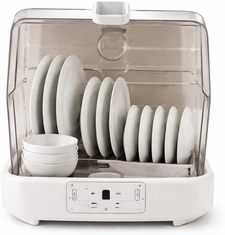 Countertop Dishwashers, 800W Portable Dishwasher Featuring with 6L(1.59G) Built-in Water Tank