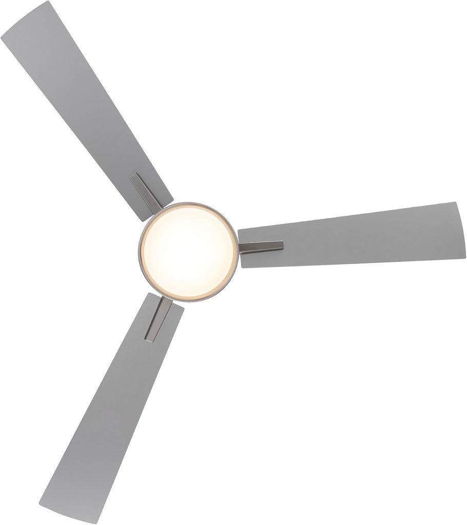 F-1030 BN I Arden Collection 52 Inch Three Blade Ceiling Fan with Light Fixture - Brushed Nickel Finish | 300K LED