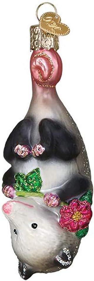 Ornaments Blossom Opossum Glass Blown Ornaments