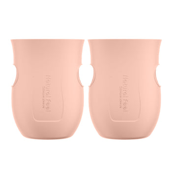 Glass Baby Bottle Silicone Sleeves, Pink, 5 oz - 2pks