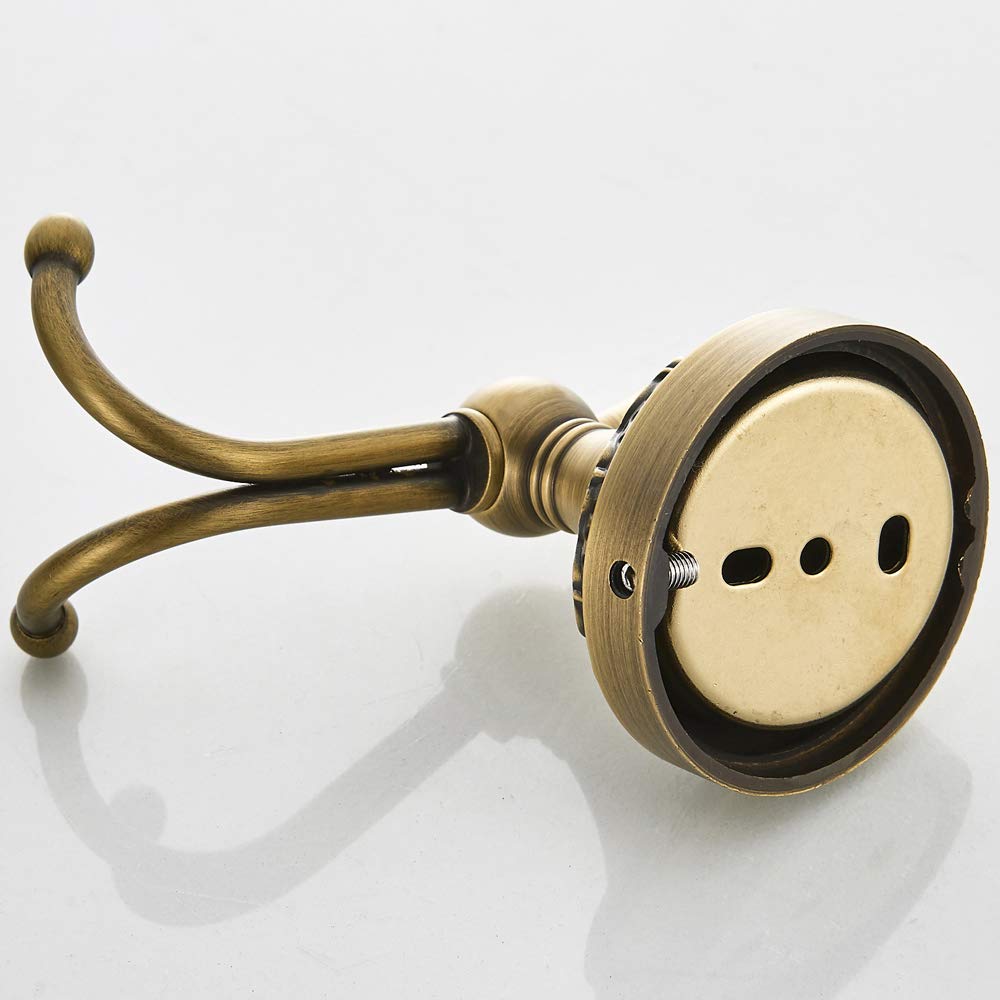 Antique Brass Towel Bar Set, Adjustable Bathroom Accessories Include Expandable Towel Holder Toilet Paper Holder