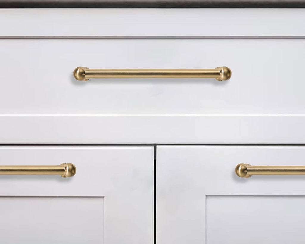 Appliance Handle Pull 18 Inch Hole Center Brushed Brass Cabinet Pulls Heavy Duty Solid Satin Gold Cabinet