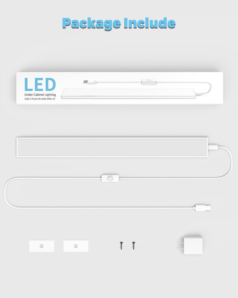 Under Cabinet LED Workbench Light Plug in Dimmable