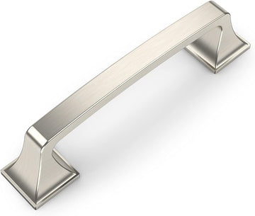 10 Pack Kitchen Cabinet Handles Brushed Satin Nickel Cabinet Pulls 3.75 Inch(96mm) Hole Center Cabinet Hardware Drawer