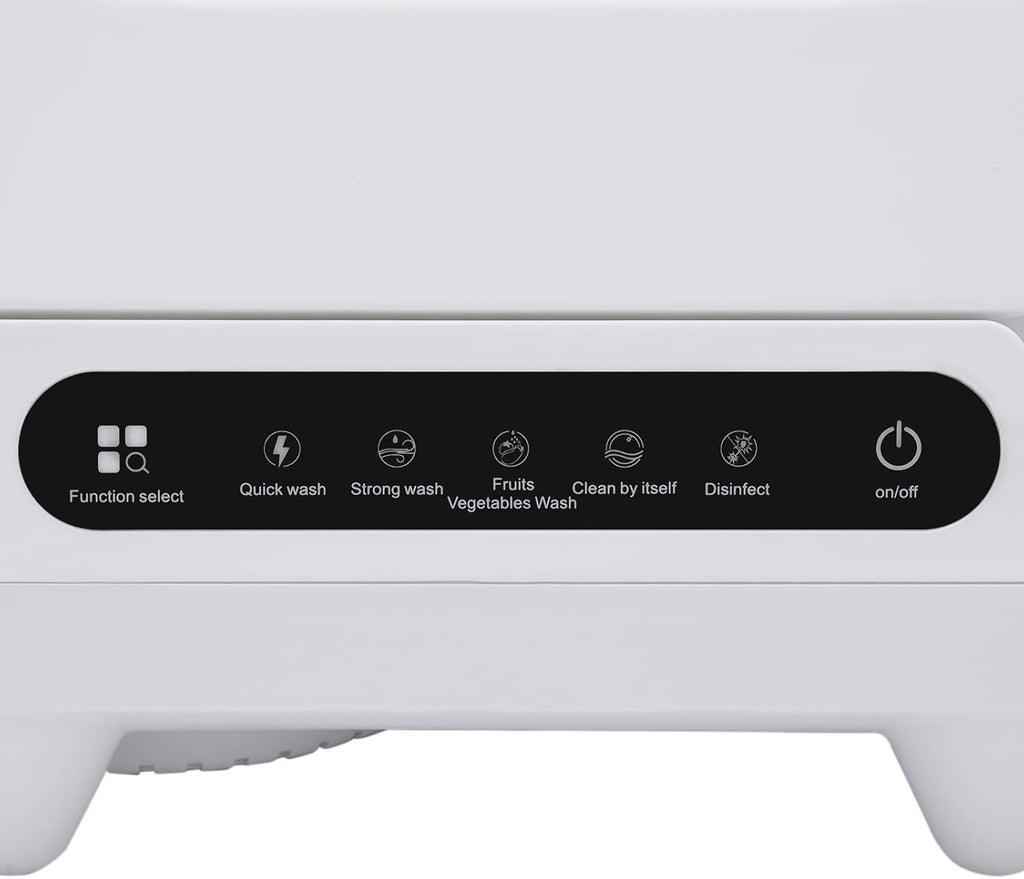 Countertop Dishwasher 1200W Portable Dishwashers 5 Washing Programs Mini Dishwasher for Small Apartments, White