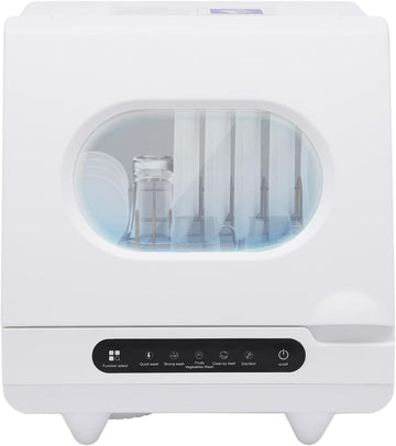 Countertop Dishwasher for 6 Sets, Mini Dishwasher with 5L Water Tank Fits Small Kitchens, Apartments, RVs