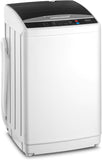 25LBS Portable Washing Machine, Full-Automatic Electric Laundry Machine with Stainless Steel Drum, Compact Washer and