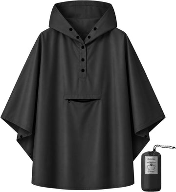 Lightweight Kids Rain Poncho Jacket Waterproof Outwear Rain Coat