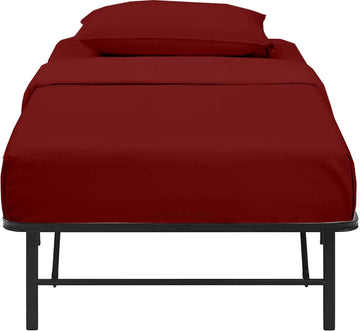 Microfiber RV Sheet Sets, 72x80 Camper King, Burgundy Solid, Bed Sheets for Campers, RV's & Travel Trailers Fit