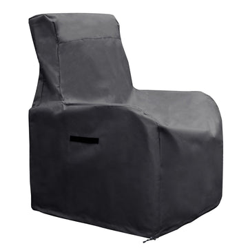 Patio Chair Cover Waterproof, Outdoor Furniture Storage Cover for All Weather Protection (Black)