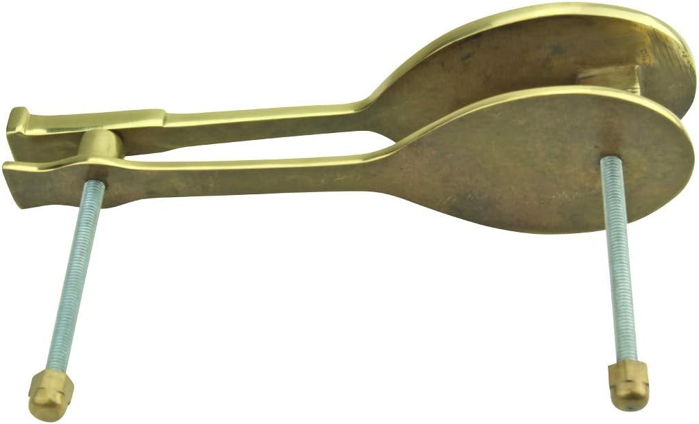 Tennis Racquet Door Knocker Solid Brass Polished Finish 7.5 Inch Decorative Entry Door Hardware