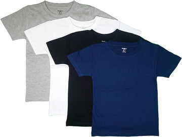 Boys' Four-Pack Assorted Color T-Shirts